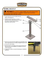 Предварительный просмотр 15 страницы Baileigh Industrial RDB-050 Operator'S Manual