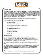 Preview for 6 page of Baileigh Industrial RDB-500 Operator'S Manual