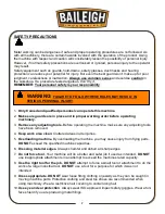 Preview for 10 page of Baileigh Industrial RDB-500 Operator'S Manual