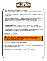 Preview for 15 page of Baileigh Industrial RDB-500 Operator'S Manual