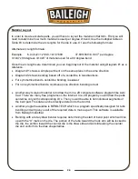 Preview for 29 page of Baileigh Industrial RDB-500 Operator'S Manual