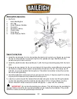 Preview for 33 page of Baileigh Industrial RDB-500 Operator'S Manual