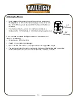 Предварительный просмотр 19 страницы Baileigh Industrial SBR-5216 Operator'S Manual