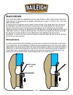 Предварительный просмотр 29 страницы Baileigh Industrial SBR-5216 Operator'S Manual