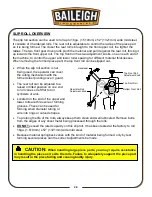 Предварительный просмотр 32 страницы Baileigh Industrial SBR-5216 Operator'S Manual