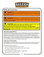 Предварительный просмотр 33 страницы Baileigh Industrial SBR-5216 Operator'S Manual