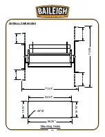 Предварительный просмотр 21 страницы Baileigh Industrial SBR-5220 Operator'S Manual