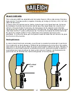 Предварительный просмотр 30 страницы Baileigh Industrial SBR-5220 Operator'S Manual