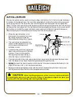 Предварительный просмотр 33 страницы Baileigh Industrial SBR-5220 Operator'S Manual