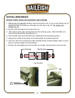 Предварительный просмотр 40 страницы Baileigh Industrial SBR-5220 Operator'S Manual