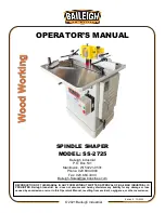 Baileigh Industrial SS-2725 Operator'S Manual preview