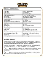 Preview for 15 page of Baileigh Industrial SS-2725 Operator'S Manual