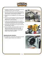 Preview for 22 page of Baileigh Industrial SS-2725 Operator'S Manual