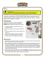 Preview for 31 page of Baileigh Industrial SS-2725 Operator'S Manual