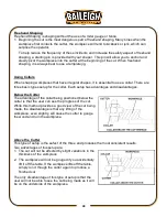 Preview for 32 page of Baileigh Industrial SS-2725 Operator'S Manual