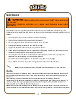 Preview for 45 page of Baileigh Industrial SS-2725 Operator'S Manual