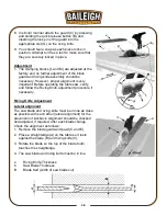 Preview for 31 page of Baileigh Industrial TS-1040P-30-V2 Operator'S Manual