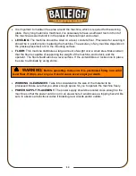 Preview for 15 page of Baileigh Industrial WBS-12 Operator'S Manual