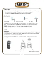 Предварительный просмотр 18 страницы Baileigh Industrial WJT-4747-HD Operator'S Manual