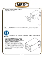 Preview for 17 page of Baileigh AFS-1600 Operator'S Manual