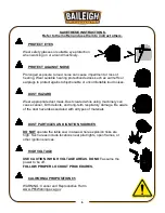 Preview for 7 page of Baileigh AFS-2400 Operator'S Manual