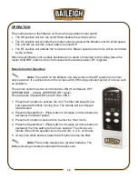 Preview for 20 page of Baileigh AFS-2400 Operator'S Manual