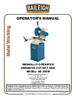 Preview for 1 page of Baileigh AS-350M Operator'S Manual