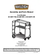 Предварительный просмотр 1 страницы Baileigh B-CART-TB Assembly And Parts Manual