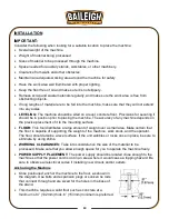 Preview for 15 page of Baileigh BB-4816M-V2 Operator'S Manual