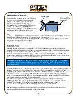 Предварительный просмотр 23 страницы Baileigh BB-4816M-V2 Operator'S Manual