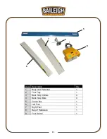 Preview for 13 page of Baileigh BB-7216M Operator'S Manual