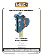 Baileigh BG-248-3 Operator'S Manual preview