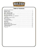 Preview for 2 page of Baileigh BG-260-3-110 Operator'S Manual