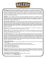 Preview for 4 page of Baileigh BG-260-3-110 Operator'S Manual