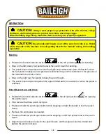 Предварительный просмотр 20 страницы Baileigh BP-4830 Operator'S Manual