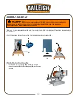 Предварительный просмотр 21 страницы Baileigh CS-275EU Operator'S Manual