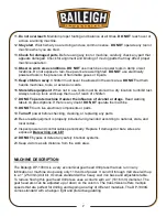 Preview for 10 page of Baileigh DP-1000G Operator'S Manual