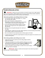 Предварительный просмотр 14 страницы Baileigh DP-1250VS-HS Operator'S Manual