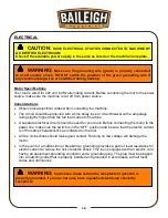 Предварительный просмотр 21 страницы Baileigh DP-1250VS-HS Operator'S Manual