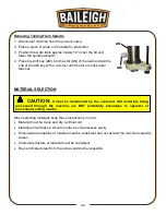 Предварительный просмотр 27 страницы Baileigh DP-1250VS-HS Operator'S Manual