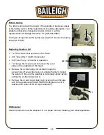 Предварительный просмотр 29 страницы Baileigh DP-1250VS-HS Operator'S Manual