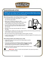 Предварительный просмотр 16 страницы Baileigh DP-1250VS Operator'S Manual