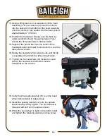 Preview for 18 page of Baileigh DP-1512B-HD Operator'S Manual