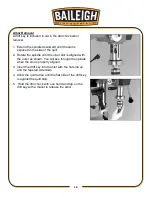 Preview for 21 page of Baileigh DP-1512B-HD Operator'S Manual