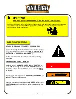 Предварительный просмотр 6 страницы Baileigh DP-1512B Operating Instructions Manual