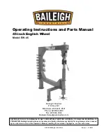 Preview for 1 page of Baileigh EW-45 Operating Instructions And Parts Manual