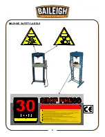 Preview for 10 page of Baileigh HSP-30A Operator'S Manual