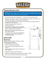 Preview for 13 page of Baileigh HSP-30A Operator'S Manual