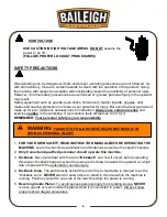 Preview for 8 page of Baileigh IP-208 Operator'S Manual