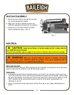 Предварительный просмотр 15 страницы Baileigh IP-208 Operator'S Manual